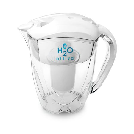H2O Attiva | Caraffa Filtrante - Acqua Idrogenata, Alcalina, Ionizzata e Purificata | 1 Filtro incluso| Tritan BPA Free  - 3,5 Litri